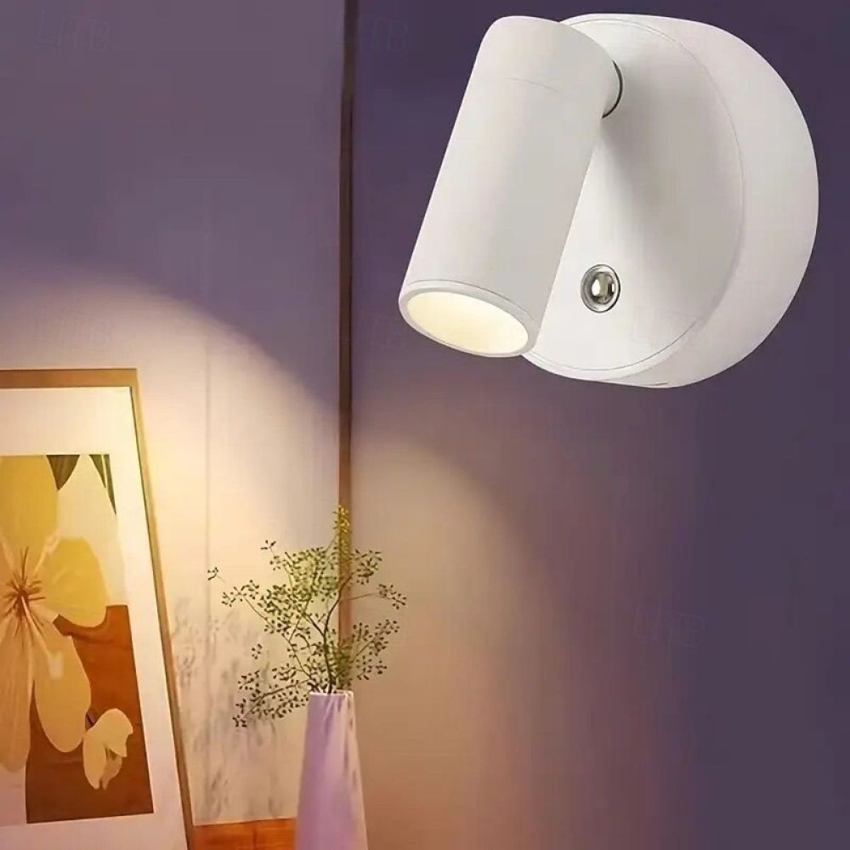 Επαναφορτιζόμενο Φωτιστικό Τοίχου LED 5W με Αφή