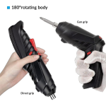 Επαναφορτιζόμενο Ηλεκτρικό Κατσαβίδι 3.6V με LED Φωτισμό & Σετ 47 Τεμαχίων CY-2010 - Image 4