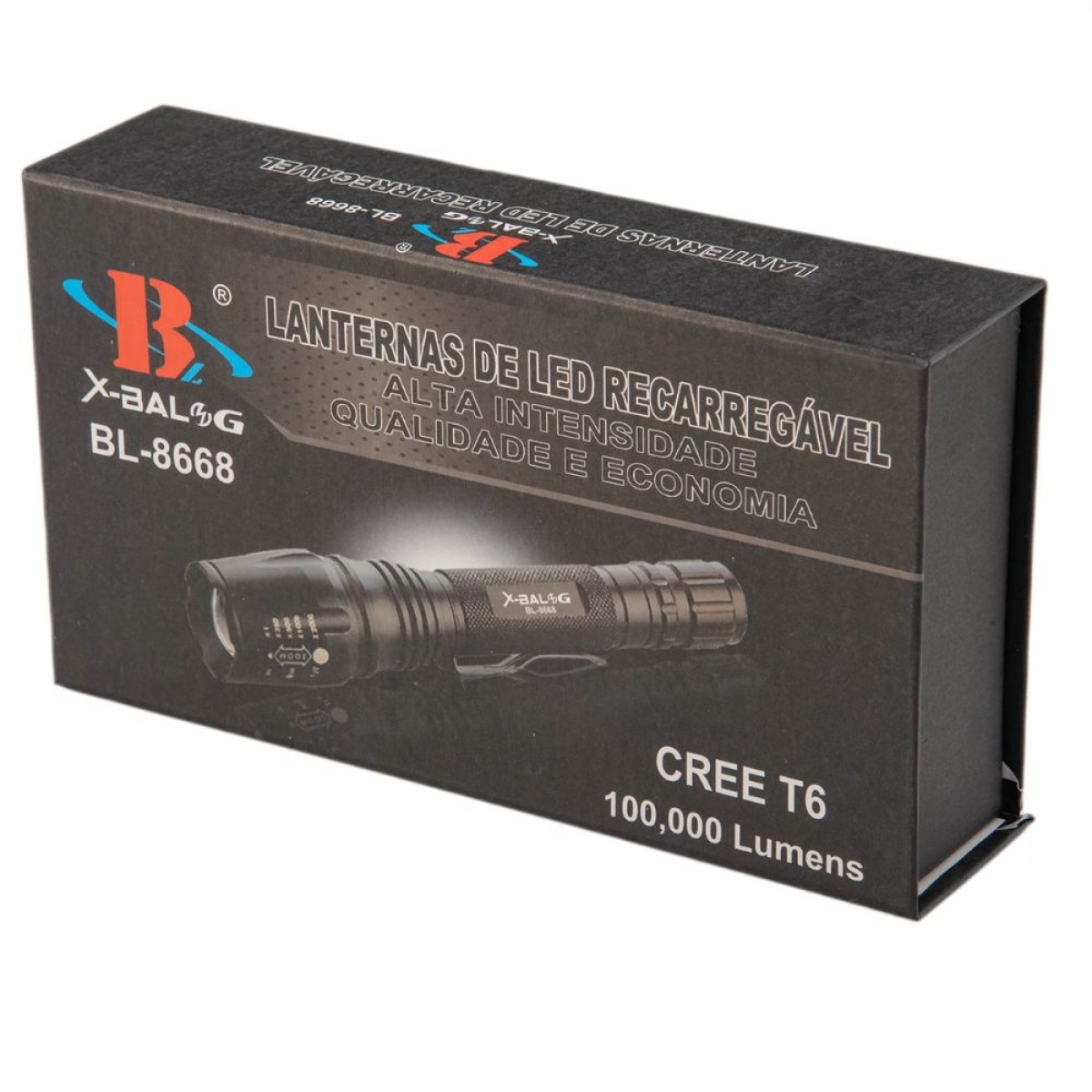 Επαναφορτιζόμενος Φακός LED Bailong BL-8668 T6 550lm