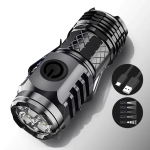 Επαναφορτιζόμενος Mini Φακός LED F-06 5 Λειτουργιών