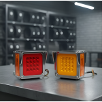 Φανάρι LED Προειδοποίησης 3 Όψεων 12V-24V XXY-128 - Image 3