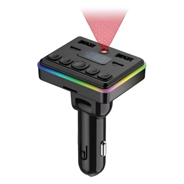 FM Transmitter Αυτοκινήτου Bluetooth με MP3 Player, USB 3.1A & RGB LED - M57