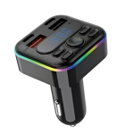 FM Transmitter Αυτοκινήτου Bluetooth με Type-C 20W, USB 3.1A & RGB LED - C50