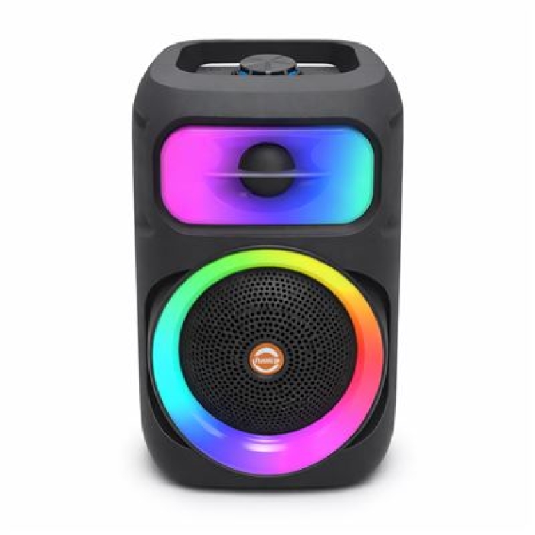 Φορητό Bluetooth Ηχείο 8" 25W με RGB Φωτισμό LED, Μικρόφωνο, USB & Ραδιόφωνο MS-2043BT