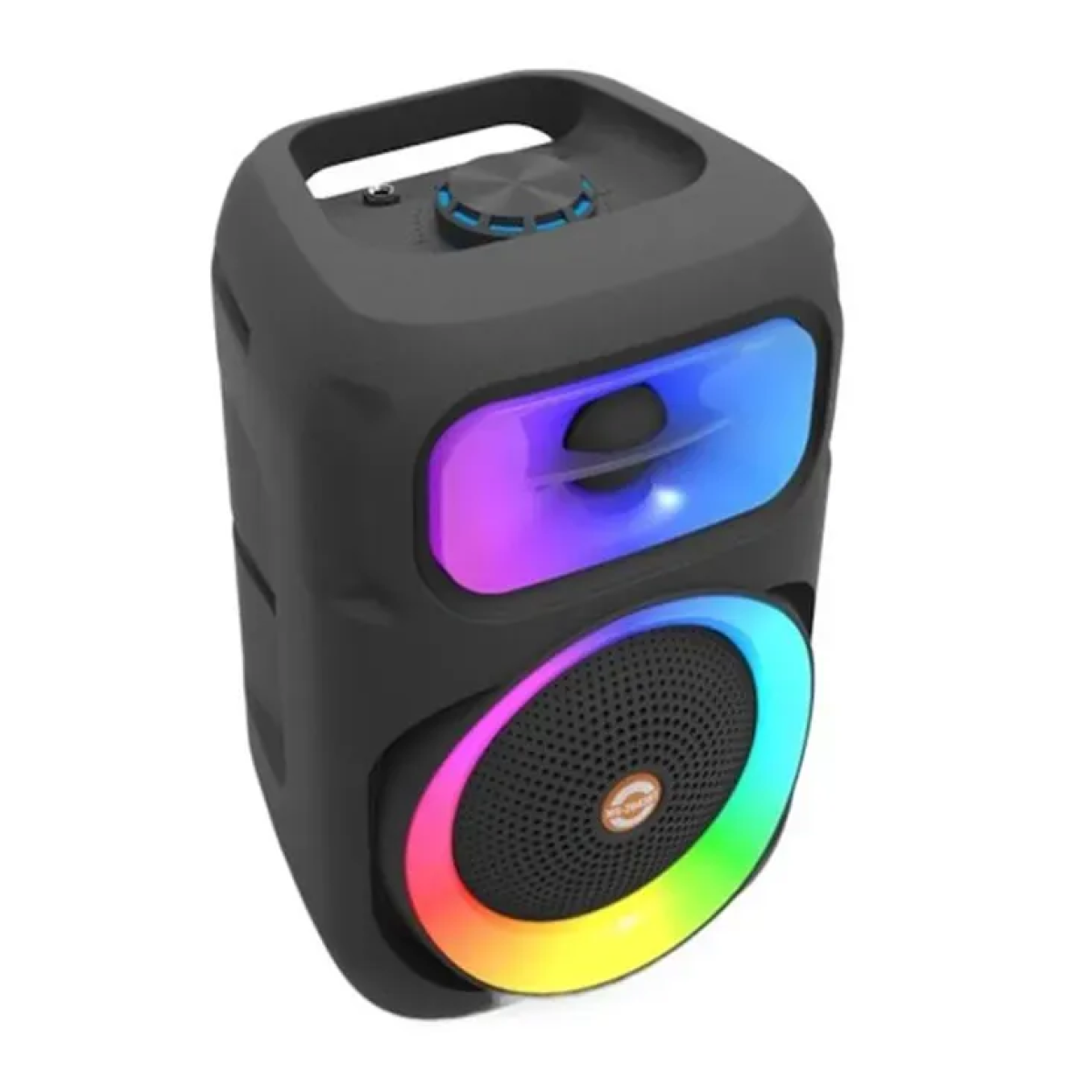 Φορητό Bluetooth Ηχείο 8" 25W με RGB Φωτισμό LED, Μικρόφωνο, USB & Ραδιόφωνο MS-2043BT - Image 3