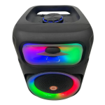 Φορητό Bluetooth Ηχείο 8" 25W με RGB Φωτισμό LED, Μικρόφωνο, USB & Ραδιόφωνο MS-2043BT - Image 5