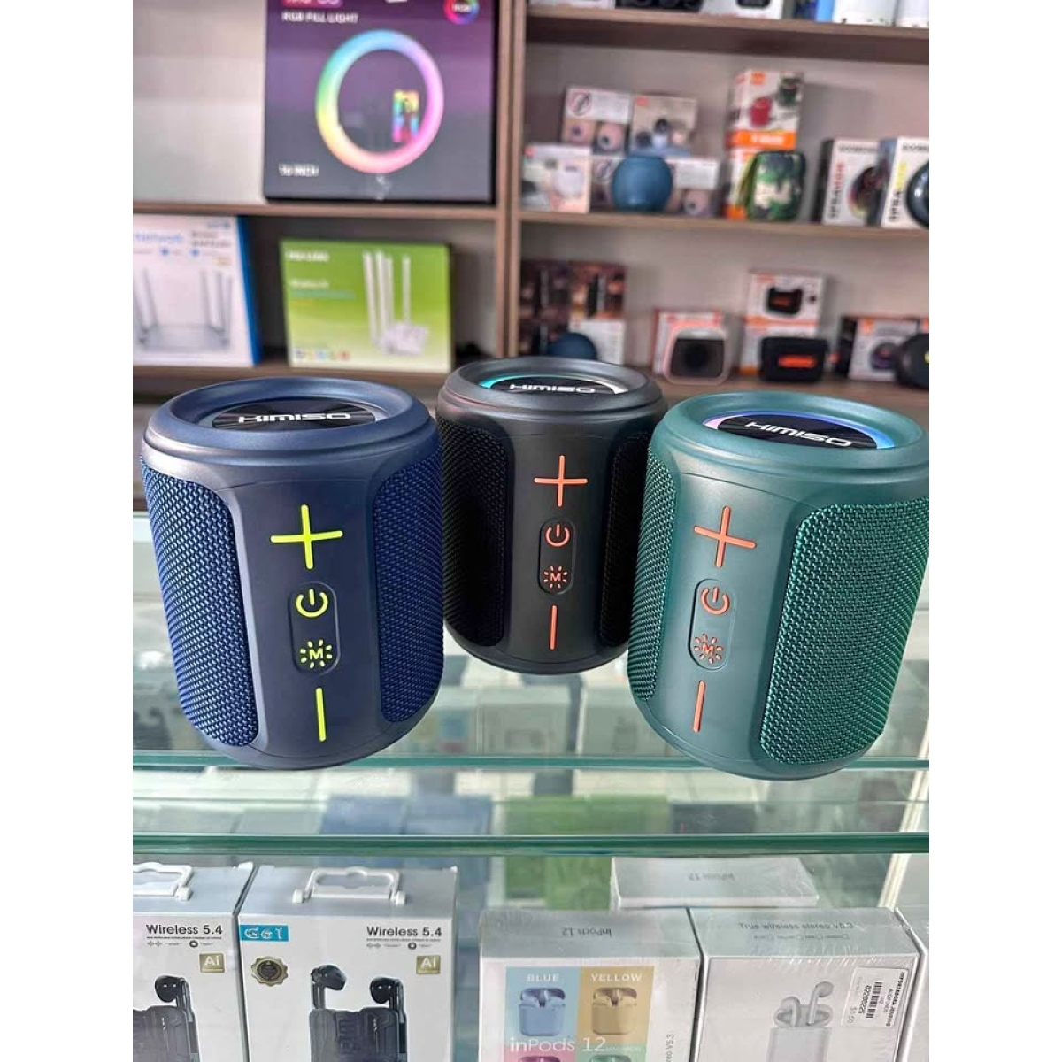 Φορητό Bluetooth Ηχείο 8W με TWS & RGB LED KIMISO KMS-352 - Image 2