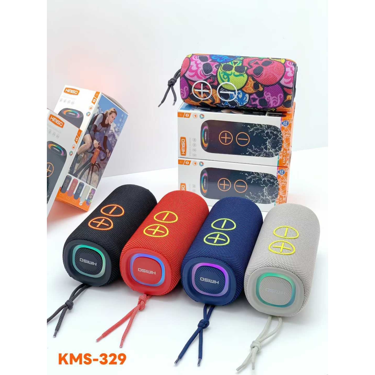 Φορητό Bluetooth Ηχείο με ExtraBass, TWS και Αδιάβροχη Προστασία IPX6 KMS-329 - Image 12