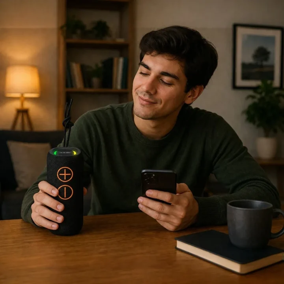 Φορητό Bluetooth Ηχείο με ExtraBass, TWS και Αδιάβροχη Προστασία IPX6 KMS-329 - Image 4
