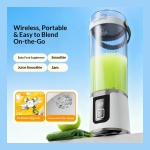 Φορητό Επαναφορτιζόμενο Blender & Αποχυμωτής 700ml HP-189 - Image 7