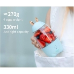 Φορητό Επαναφορτιζόμενο Μπλέντερ Smoothie Maker 300ml Andowl Q-JU21 - Image 5