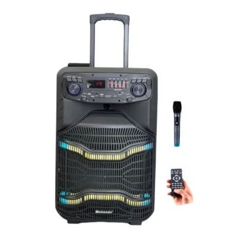 Φορητό Ηχείο Bluetooth 2000W με Ασύρματο Μικρόφωνο και LED RGB K9-15