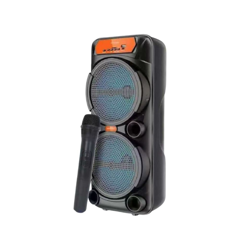Φορητό Ηχείο Bluetooth GTS-1880 Dual 6.5″ με Μικρόφωνο