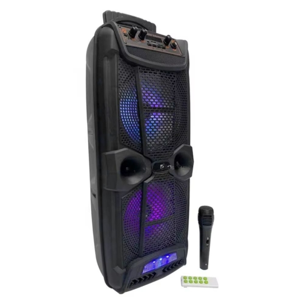 Φορητό Ηχείο Bluetooth KTS-1743 Dual 8″ με RGB