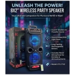 Φορητό Ηχείο Bluetooth KTS-1743 Dual 8″ με RGB