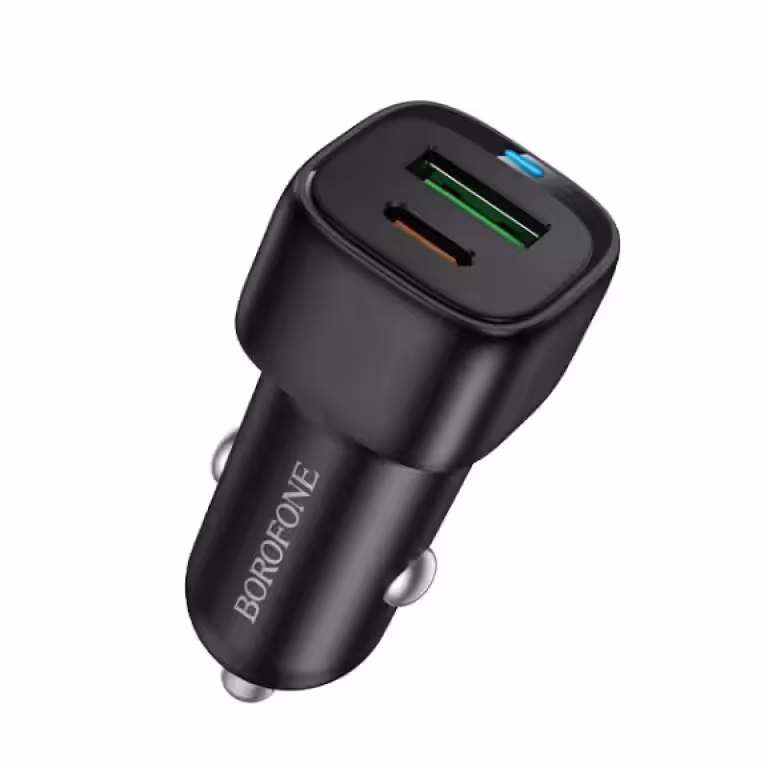 Φορτιστής Αυτοκινήτου USB & USB-C 90W με Γρήγορη Φόρτιση Borofone BZ34B