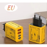 Φορτιστής GaN 120W με 2 USB-C PD και 2 USB-A QC 3.0