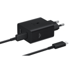 Φορτιστής Πρίζας 50W με 2x USB-C και Καλώδιο USB-C