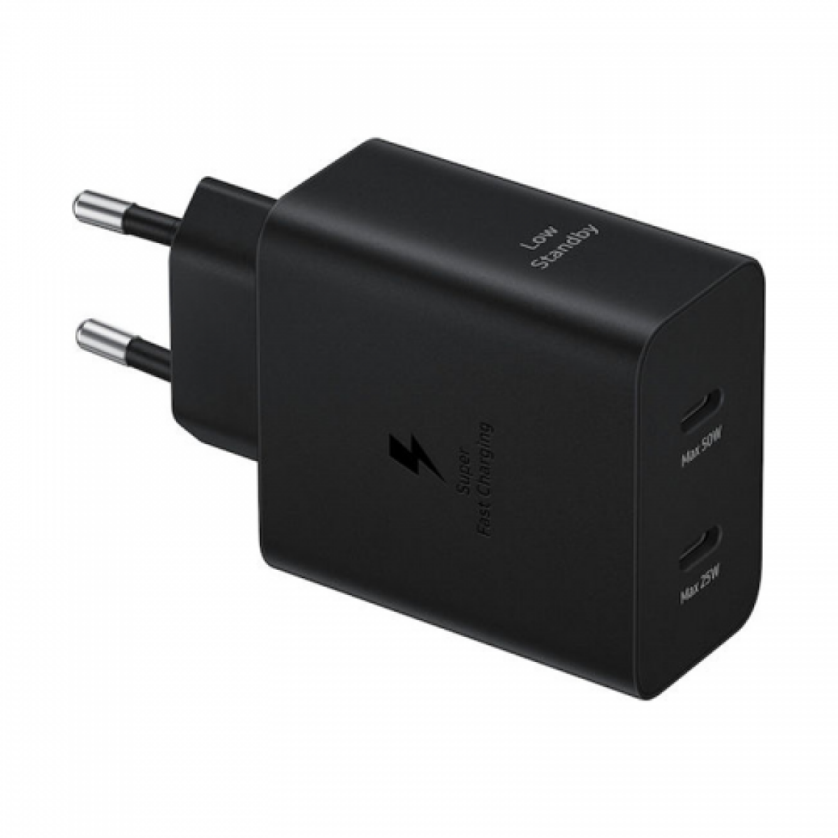 Φορτιστής Πρίζας 50W με 2x USB-C και Καλώδιο USB-C - Image 2