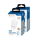Φορτιστής Ταξιδίου USB-A 2.4A Λευκός TECHNOVO TN-C047 - Image 2