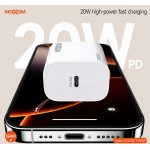 Φορτιστής GaN PD 20W με USB-C MOXOM LX-HC827 - Image 3