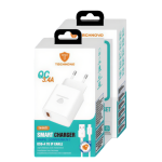 Φορτιστής USB-A QC 3.4A με Καλώδιο Lightning 1m TECHNOVO TN-F072 - Image 2