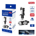 Φως LED Μοτοσυκλέτας 48W 6000K IP68 W16662-3 - Image 2