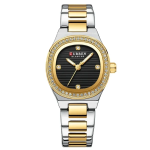 Γυναικείο Αναλογικό Ρολόι 25mm Quartz με Ατσάλινο Μπρασελέ Curren 9101-3