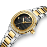Γυναικείο Αναλογικό Ρολόι 25mm Quartz με Ατσάλινο Μπρασελέ Curren 9101-3 - Image 3