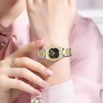 Γυναικείο Αναλογικό Ρολόι 25mm Quartz με Ατσάλινο Μπρασελέ Curren 9101-3 - Image 2