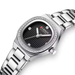 Γυναικείο Αναλογικό Ρολόι 25mm Quartz με Ατσάλινο Μπρασελέ Curren 9101-4 - Image 2