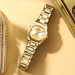 Γυναικείο Αναλογικό Ρολόι 25mm Quartz με Ατσάλινο Μπρασελέ Curren 9104-2 - Image 5