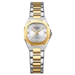 Γυναικείο Αναλογικό Ρολόι 25mm Quartz με Δίχρωμο Ατσάλινο Μπρασελέ Curren 9104-1