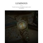 Γυναικείο Αναλογικό Ρολόι 25mm Quartz με Δίχρωμο Ατσάλινο Μπρασελέ Curren 9104-1 - Image 3
