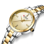 Γυναικείο Αναλογικό Ρολόι 28mm Quartz με Δίχρωμο Ατσάλινο Μπρασελέ Curren 9094-2 - Image 4