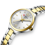 Γυναικείο Αναλογικό Ρολόι 31mm Quartz με Δίχρωμο Ατσάλινο Μπρασελέ Curren 9105-1 - Image 2