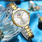 Γυναικείο Αναλογικό Ρολόι 31mm Quartz με Δίχρωμο Ατσάλινο Μπρασελέ Curren 9105-1 - Image 3