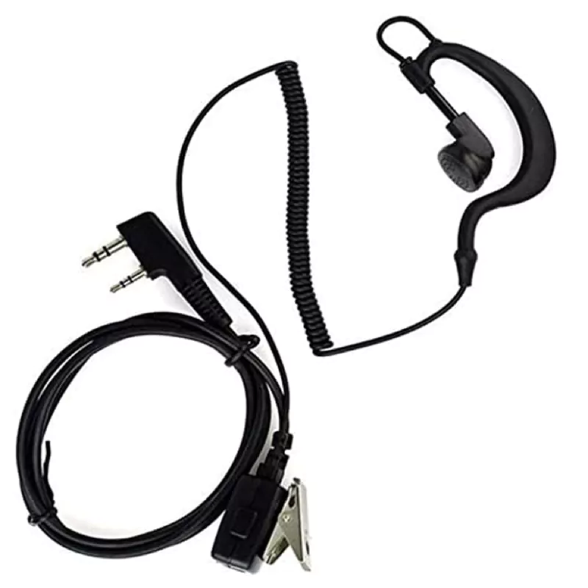 Handsfree Spiral Μικροακουστικό Πέτου για Πομποδέκτες Baofeng 2pin - 450 - Image 12