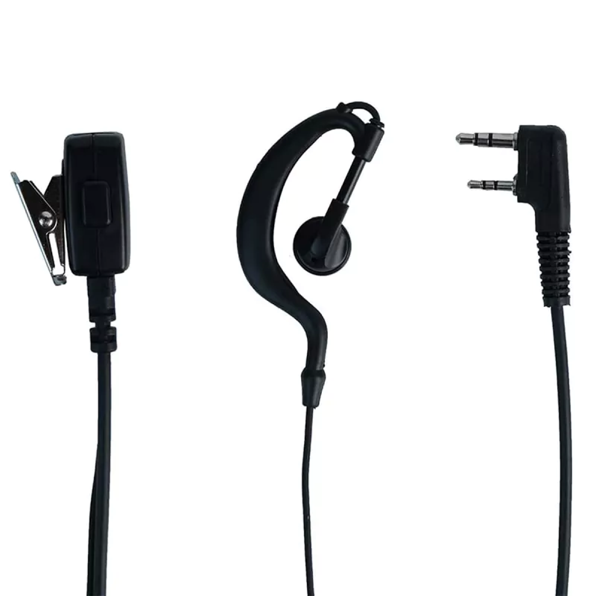 Handsfree Spiral Μικροακουστικό Πέτου για Πομποδέκτες Baofeng 2pin - 450 - Image 6