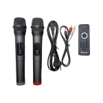 Hχείο Bluetooth με Διπλά Woofer 12", 2 Ασύρματα Μικρόφωνα και LED Φωτισμό Meirende MR-1219 - Image 3