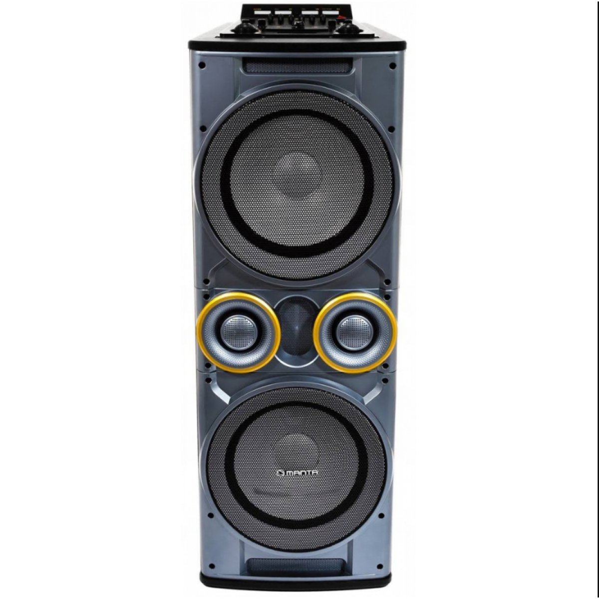 Hχείο Bluetooth με Διπλά Woofer 12", LED Φωτισμό & 2 Ασύρματα Μικρόφωνα Meirende MR-1212N - Image 3