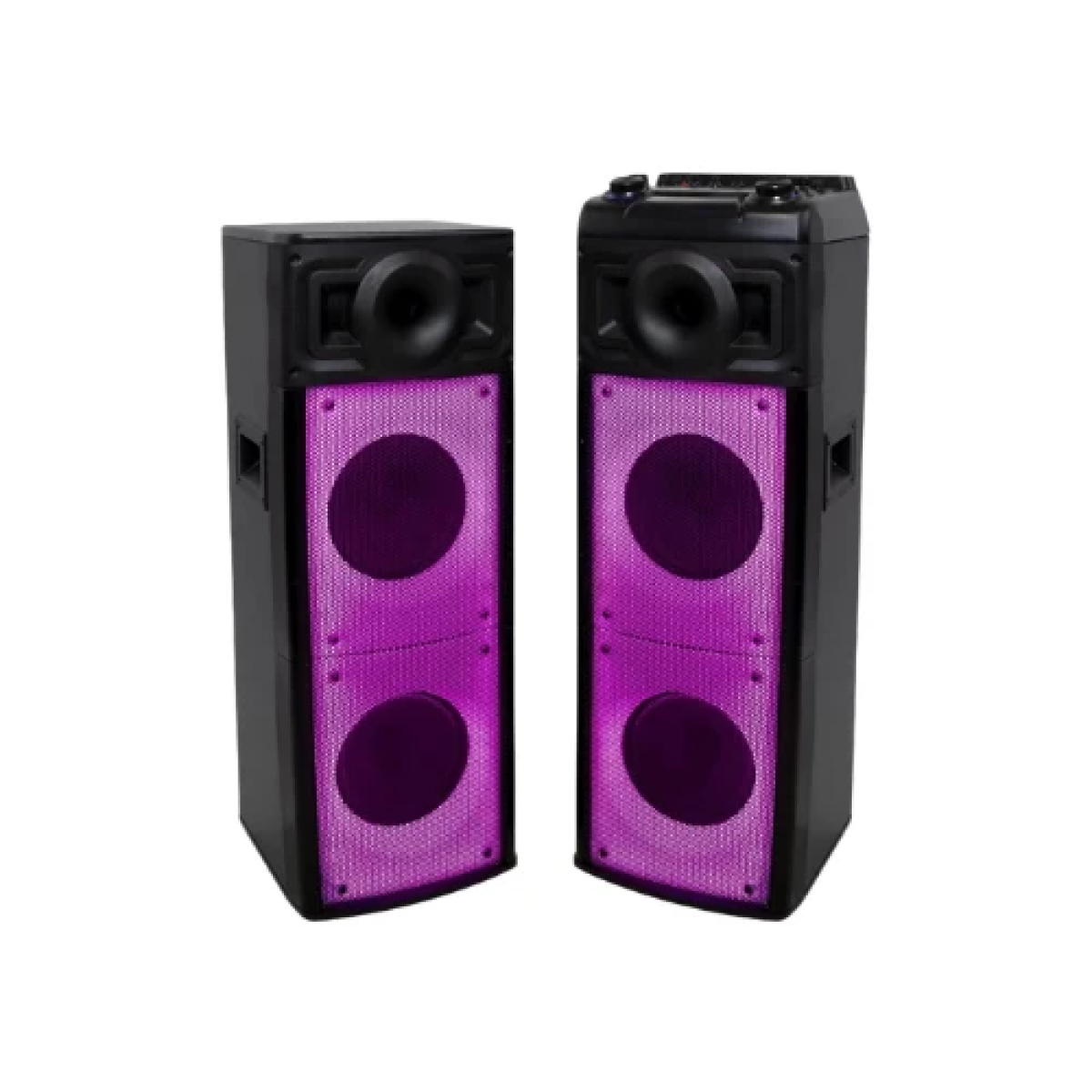 Hχείο Bluetooth με Διπλά Woofer 8", 2 Ασύρματα Μικρόφωνα και LED Φωτισμό Meirende MR-1818N - Image 2
