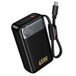Hoco Q53 Power Bank 12000mAh 65W Power Delivery Μαύρο