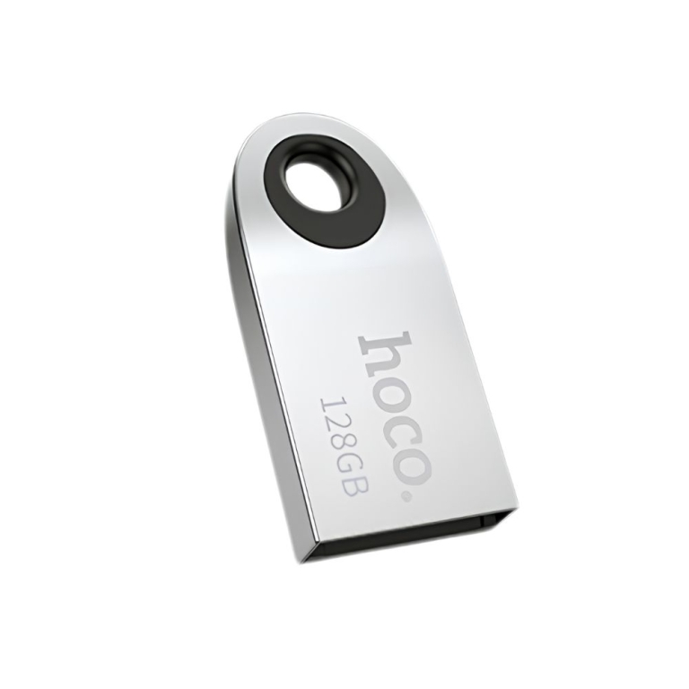 Hoco UD9 Insightful 128GB USB 2.0 Stick Ασημί