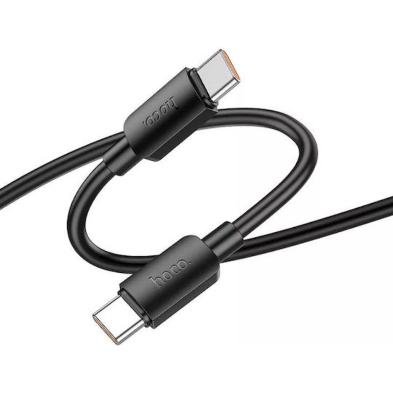 Hoco X96 Καλώδιο Φόρτισης και Δεδομένων HYPER 100W 1m Type C σε Type C Μαύρο
