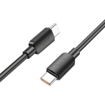 Hoco X96 Καλώδιο Φόρτισης και Δεδομένων HYPER 100W 1m Type C σε Type C Μαύρο