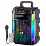 Ηχείο Bluetooth Karaoke με Μικρόφωνο & RGB Φωτισμό YE-082