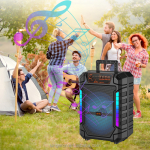 Ηχείο Karaoke Bluetooth 12″ 20W με RGB Φωτισμό, Μικρόφωνο & Τηλεχειριστήριο OK-1221 - Image 3