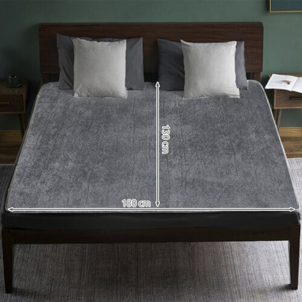 Ηλεκτρική Θερμαινόμενη Κουβέρτα 85W 180x130cm με 6 Επίπεδα Θέρμανσης - Image 4