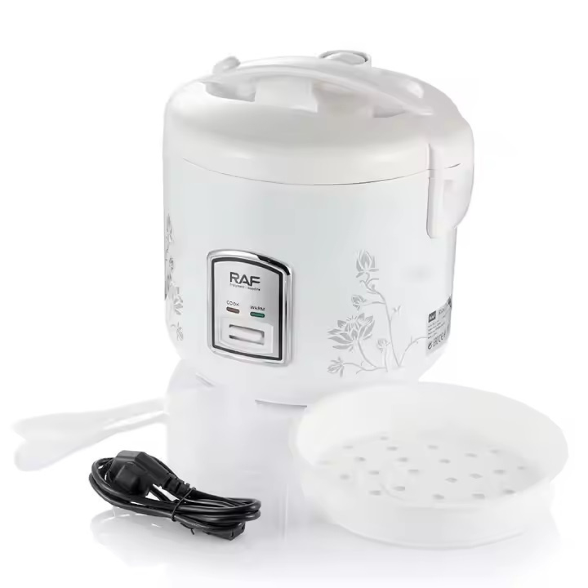 Ηλεκτρικός Πολυμάγειρας Ατμού 5L 900W Λευκός RAF R.180 - Image 4